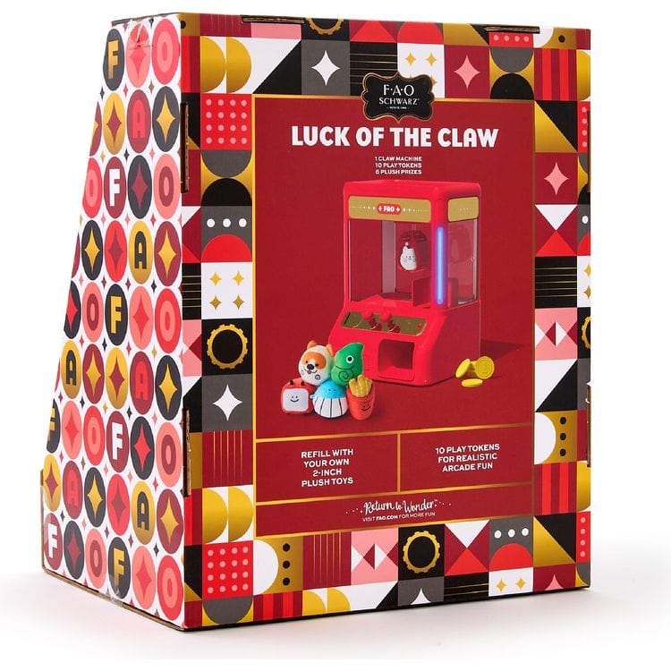 Arcade Claw Game with Plush Prizes