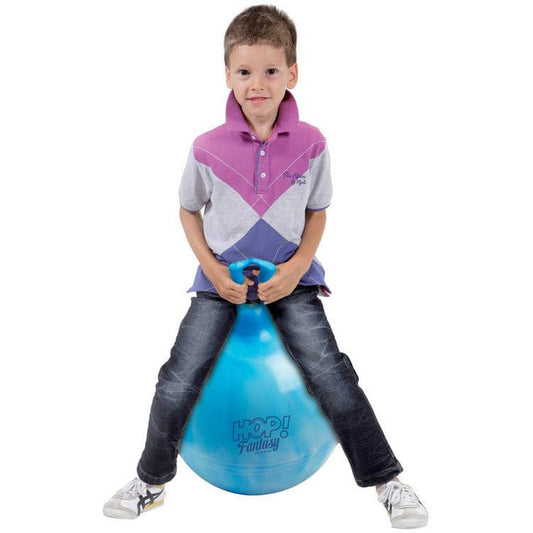 Gymnic Hop 45 - 18 inch Hop Ball Swirl Blue