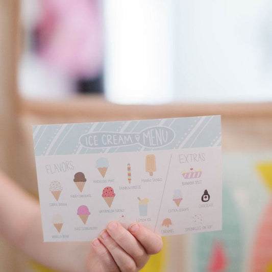 Ice Cream Play Shop Activity Set
