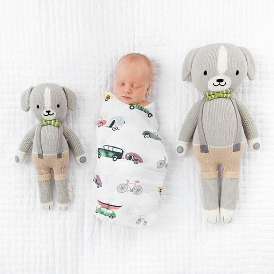 Regular 20" Noah the Dog Hand-Knit Doll