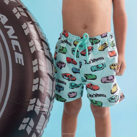 Retro Hot Wheels - Boys Swim Trunks
