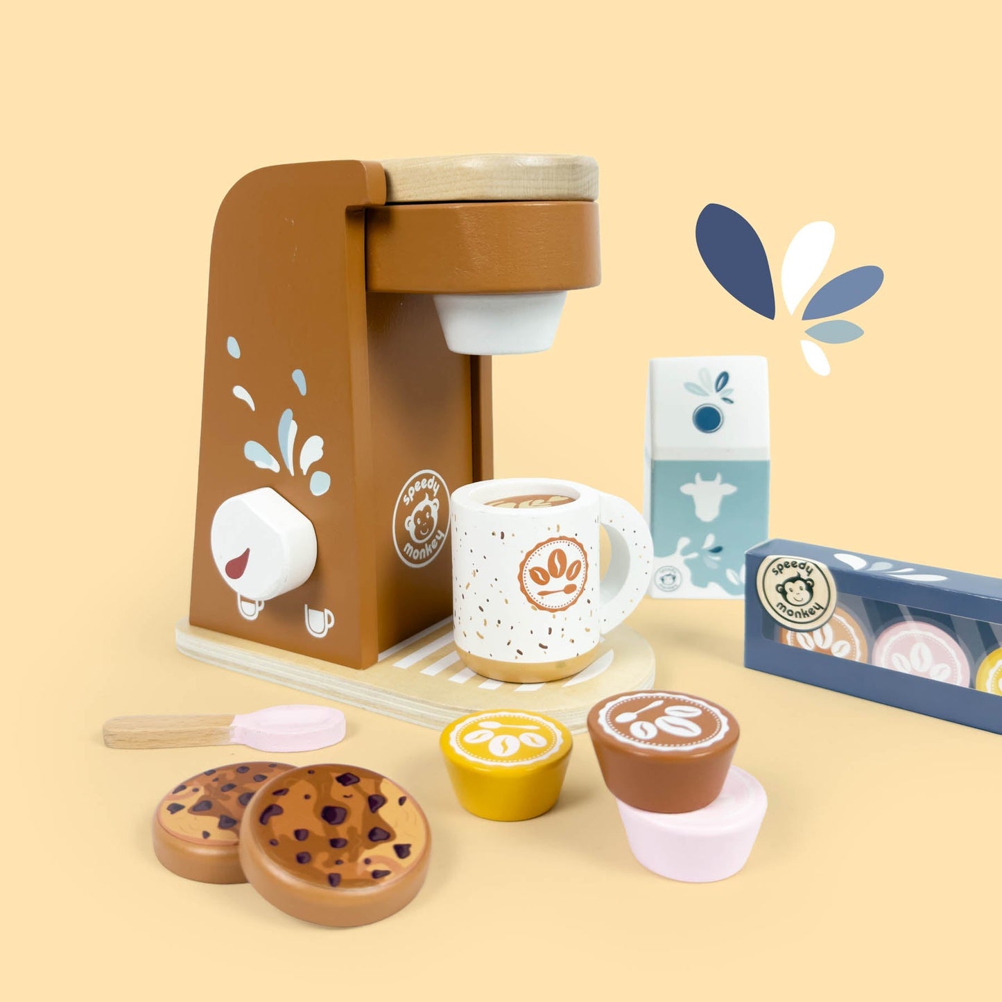 Toy Wood Coffee Machine