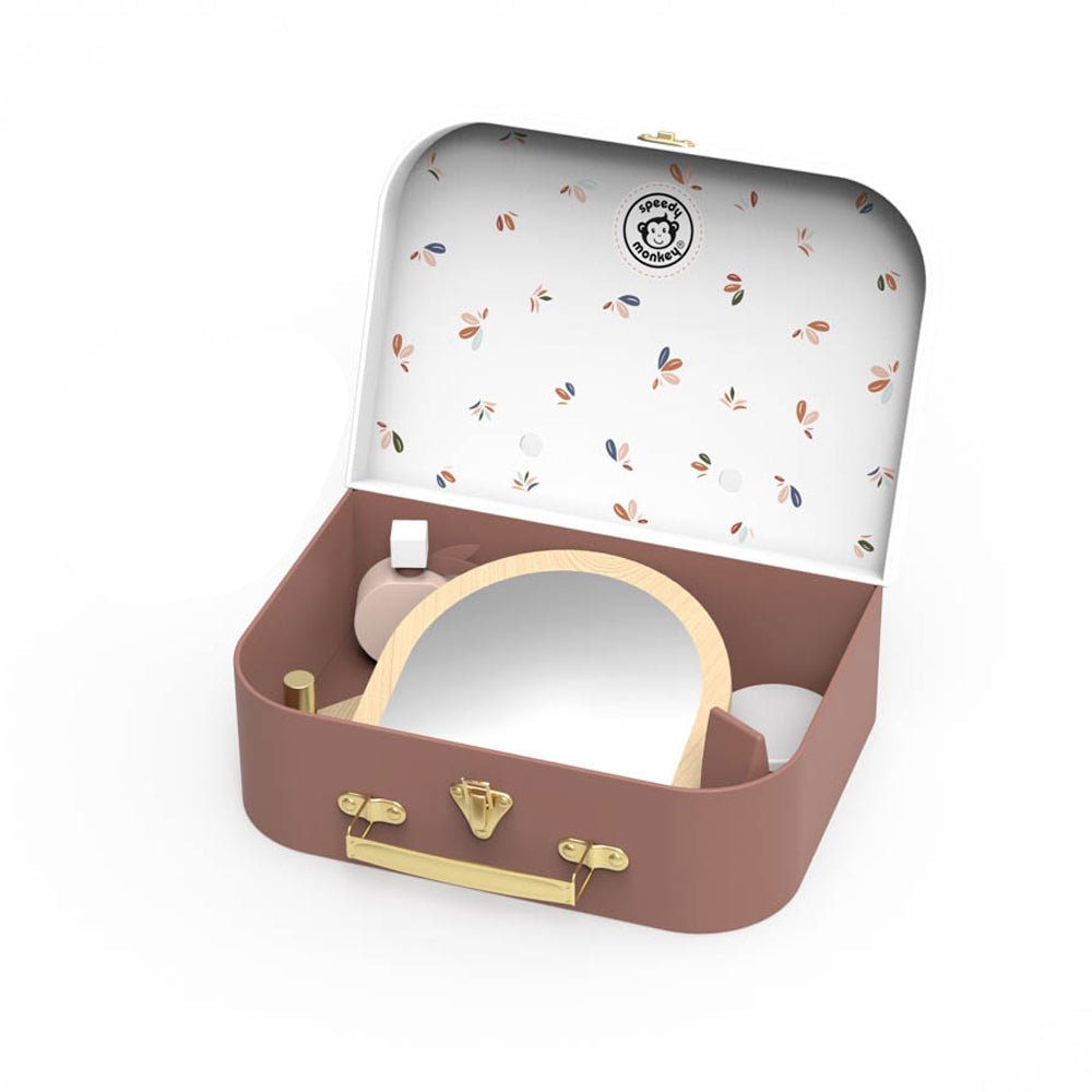 Wood Pretend Play Beauty Suitcase