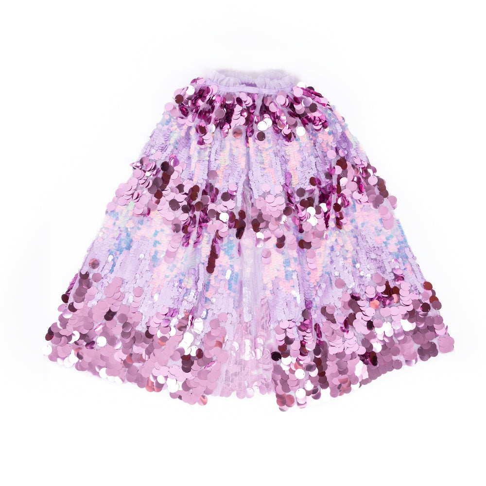 The 5th Avenue Purple Pailette Cape - Size 4-6 Years