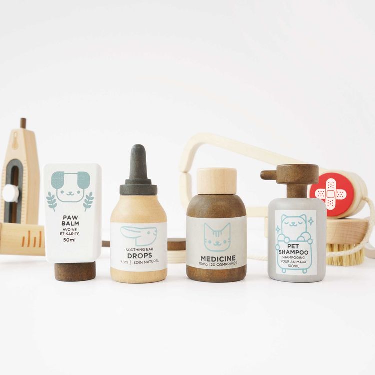 10 Piece Animal Vet Pretend Play Set