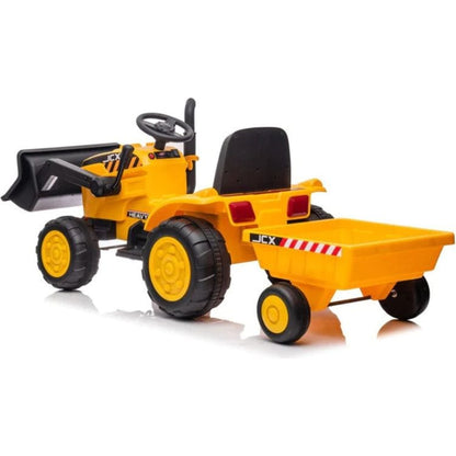 12V Freddo Excavator 1 Seater Ride on for Kids - Yellow