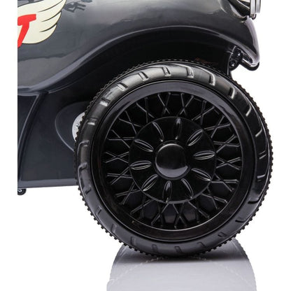 12V Kids Cruiser 1-Seater Motorcycle - Black