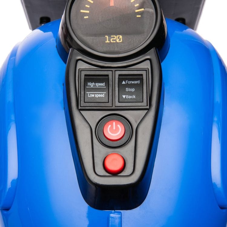 12V Kids Cruiser 1-Seater Motorcycle - Blue