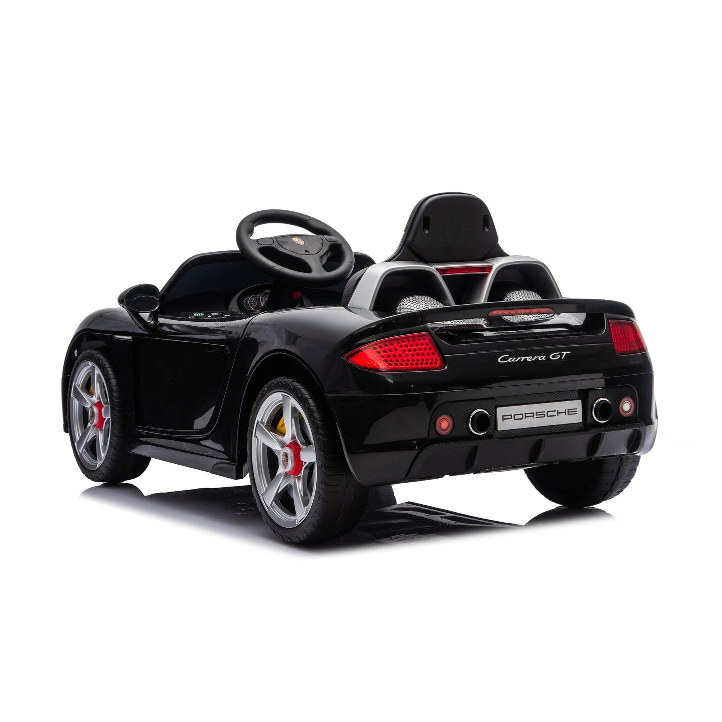 12V Porsche Carrera GT 1 Seater Ride On Car - Black