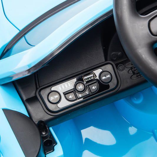 12V Porsche Carrera GT 1 Seater Ride On Car - Blue