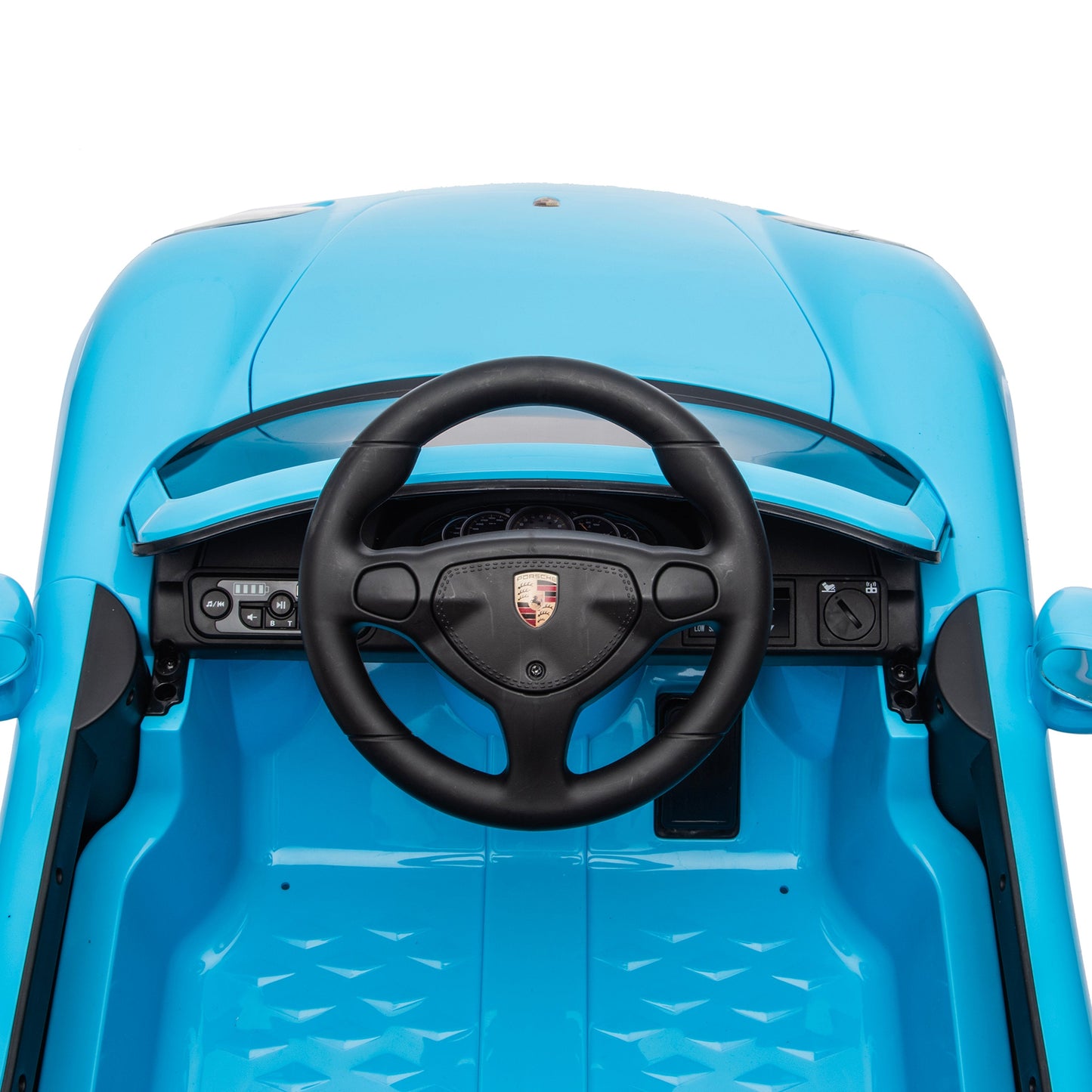 12V Porsche Carrera GT 1 Seater Ride On Car - Blue