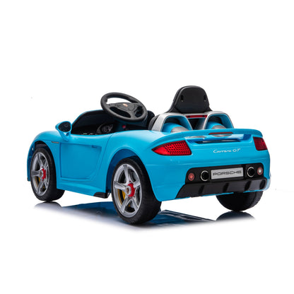 12V Porsche Carrera GT 1 Seater Ride On Car - Blue