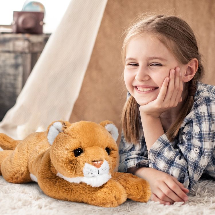 22" Adopt A Endangered Wild Pal Toy Plush Lion