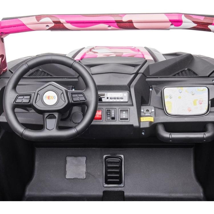24V 4x4 Freddo Dune Buggy Buccaneer 2 Seater Ride on - Pink
