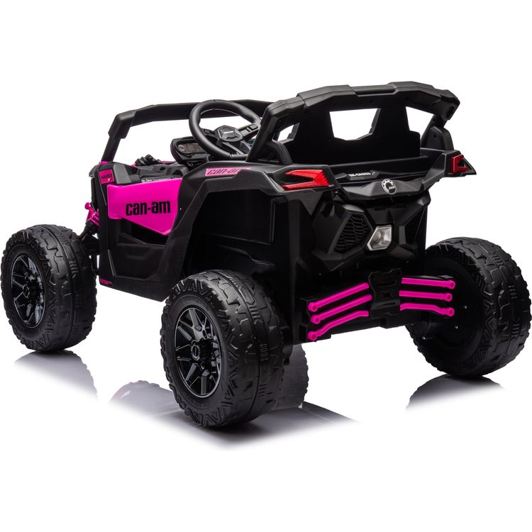 24V Can Am Maverick 1-Seater UTV Ride On - Pink
