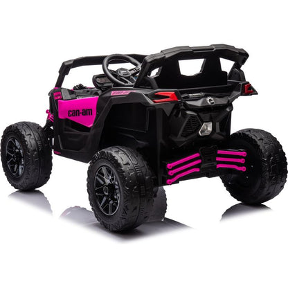 24V Can Am Maverick 1-Seater UTV Ride On - Pink