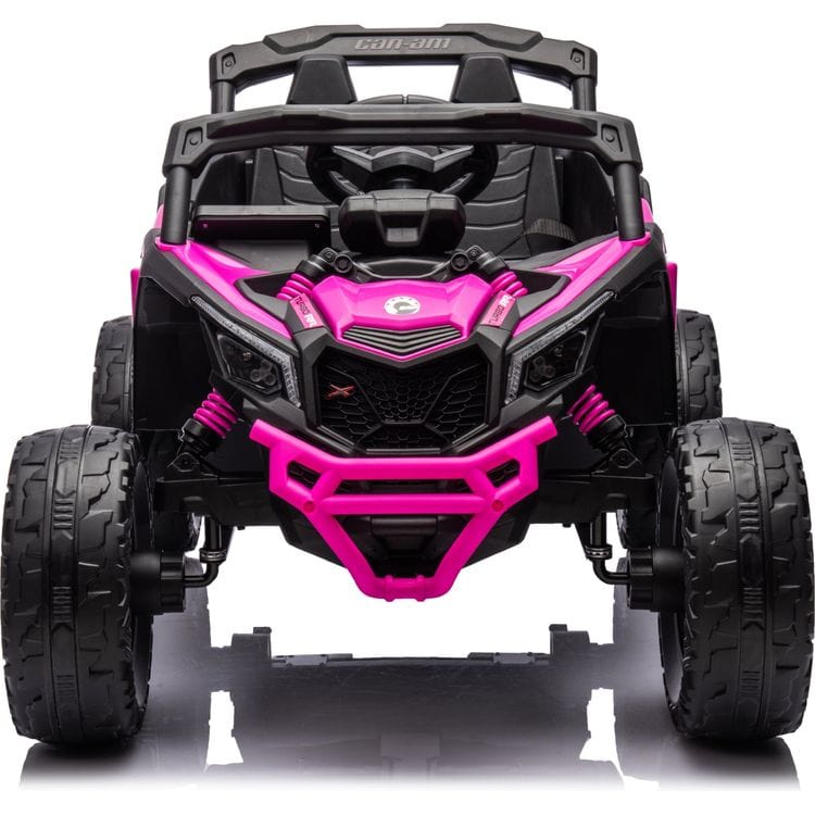 24V Can Am Maverick 1-Seater UTV Ride On - Pink