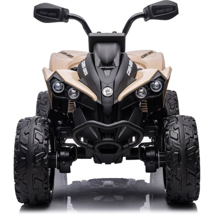 24V Can Am Renegade 1-Seater ATV Ride On - Khaki