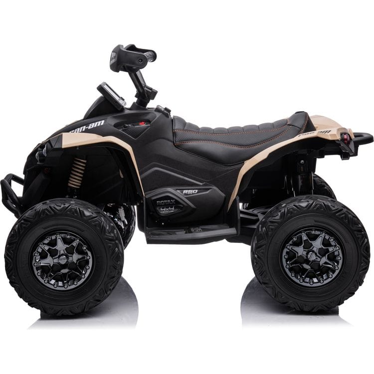 24V Can Am Renegade 1-Seater ATV Ride On - Khaki