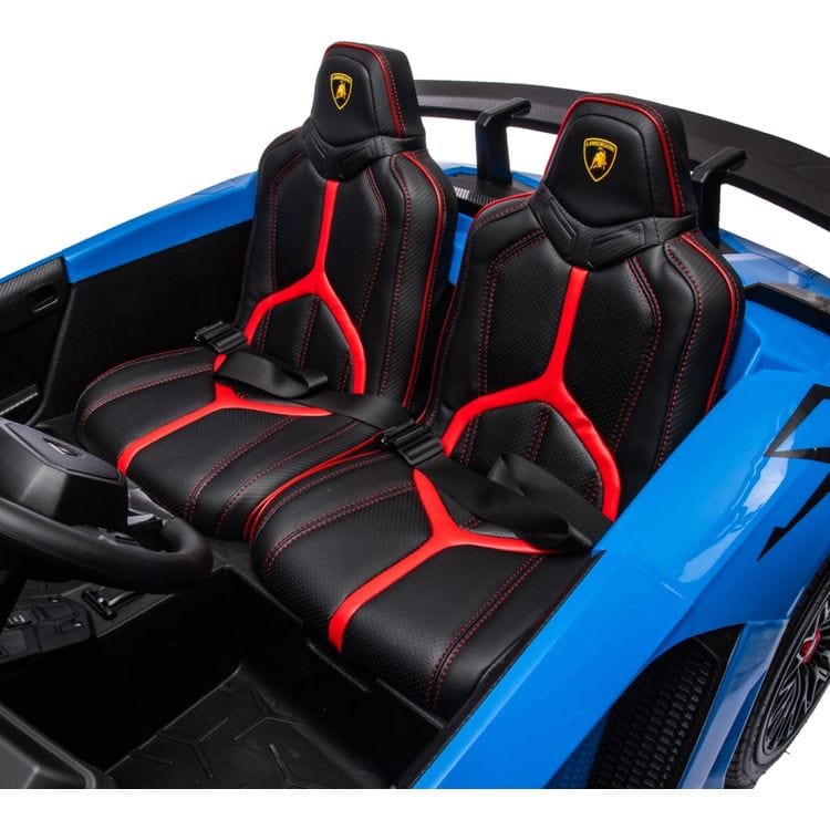 24V Lamborghini Aventador 2 Seater Ride on Car - Blue