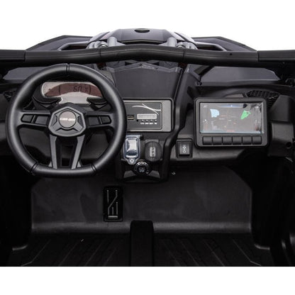 2x24V 4x4 Can Am Maverick 2 Seater Ride on UTV - Khaki