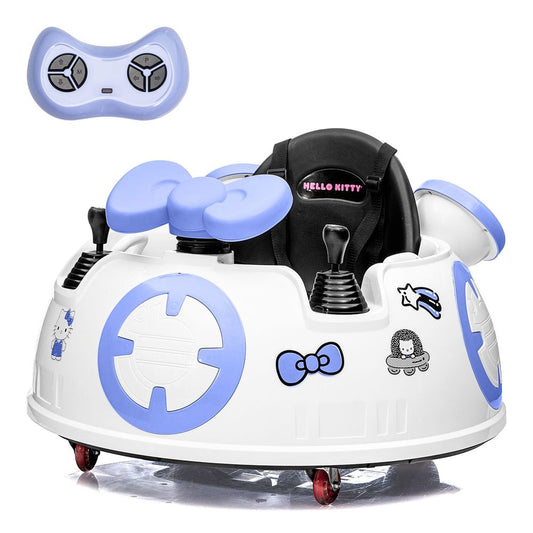 6V Hello Kitty Space Explorer Bumper Car with Remote Control