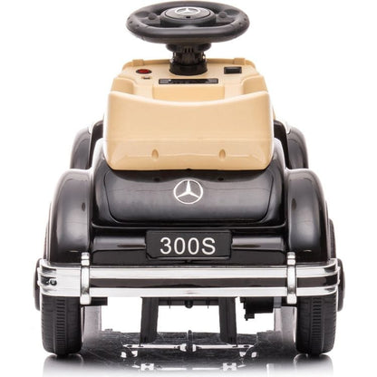 6V Mercedes Benz 300S 1-Seater Mini Ride On Car - Black