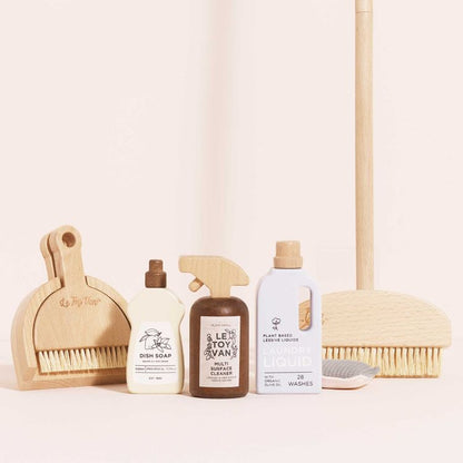 7 Piece Eco-friendly Wooden Cleaning Set