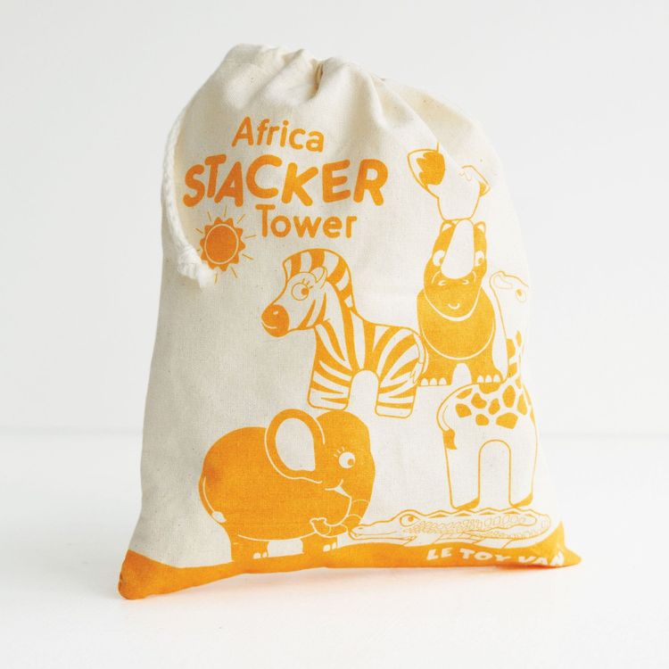 Africa Stacking Animals & Bag - 10 Piece