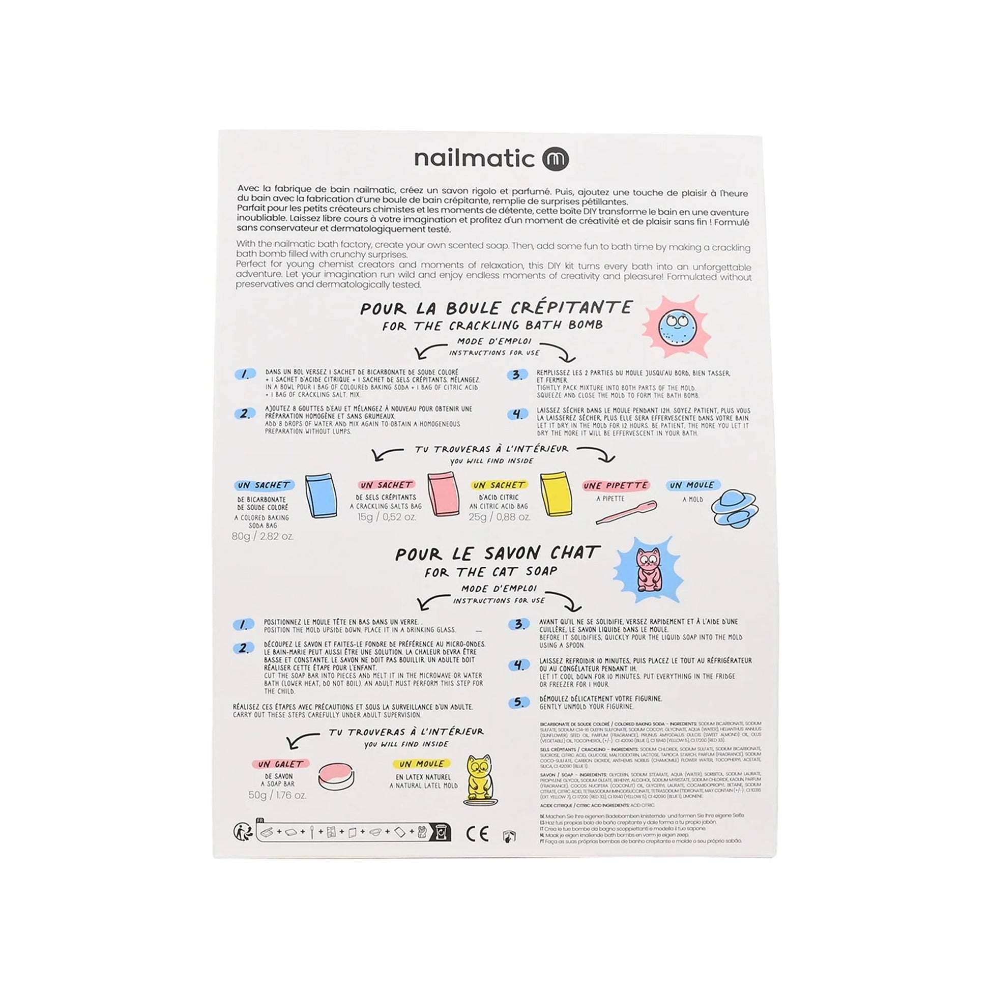 Bath Bomb & Soap Making Kit for Kids - Crackling