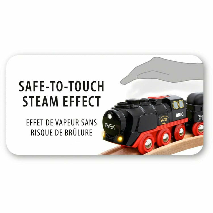 Battery-Operated Steaming Train