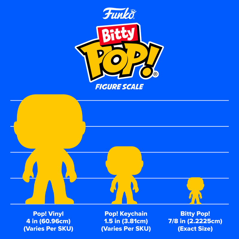 Bitty Pop! One Piece 4-Pack Series 2