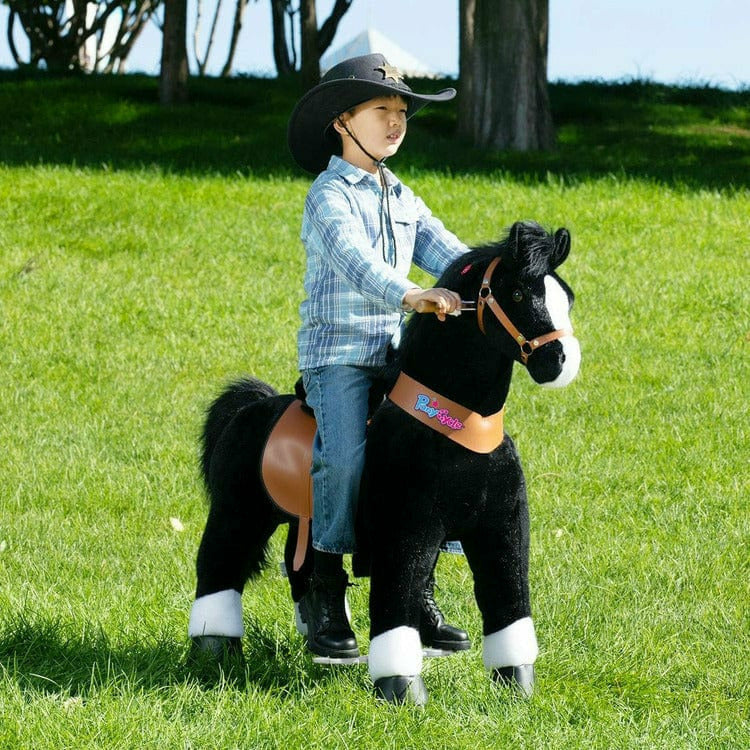 Black Model U Ride-On Horse - 7+ Years