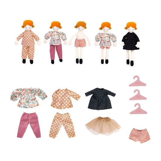 Blanche’s Doll with Suitcase Wardrobe