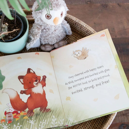 Blink Owl Plush & Flying Lessons Book Bundle