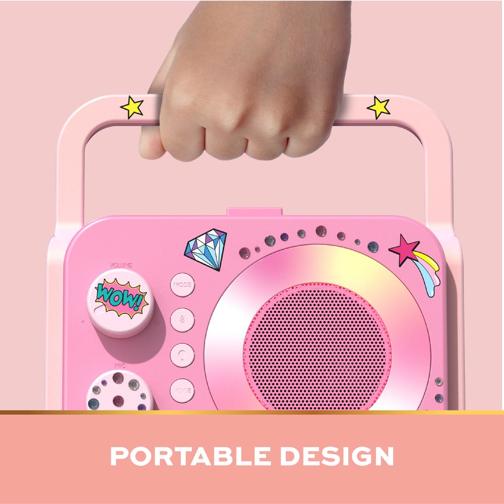 Bluetooth® Portable Karaoke Station with Microphone