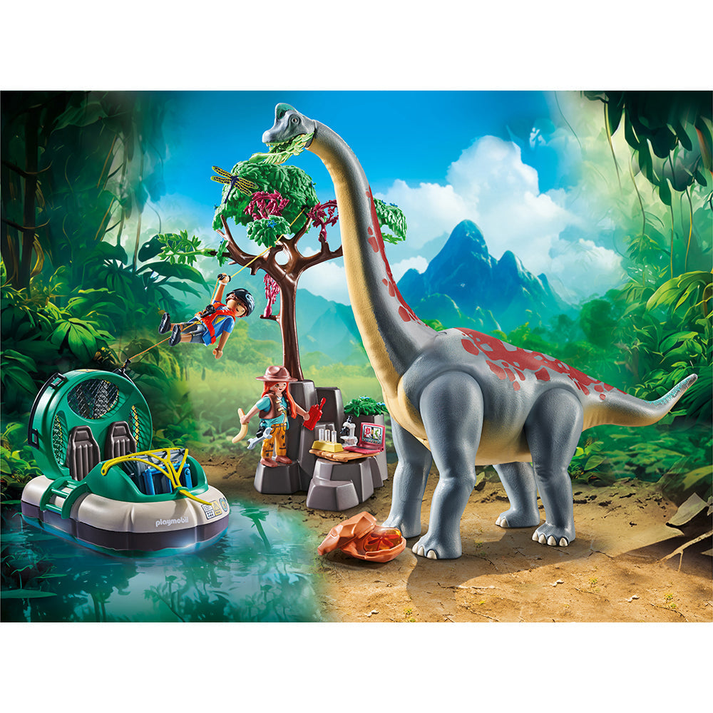Brachiosaurus with Hovercraft Playset