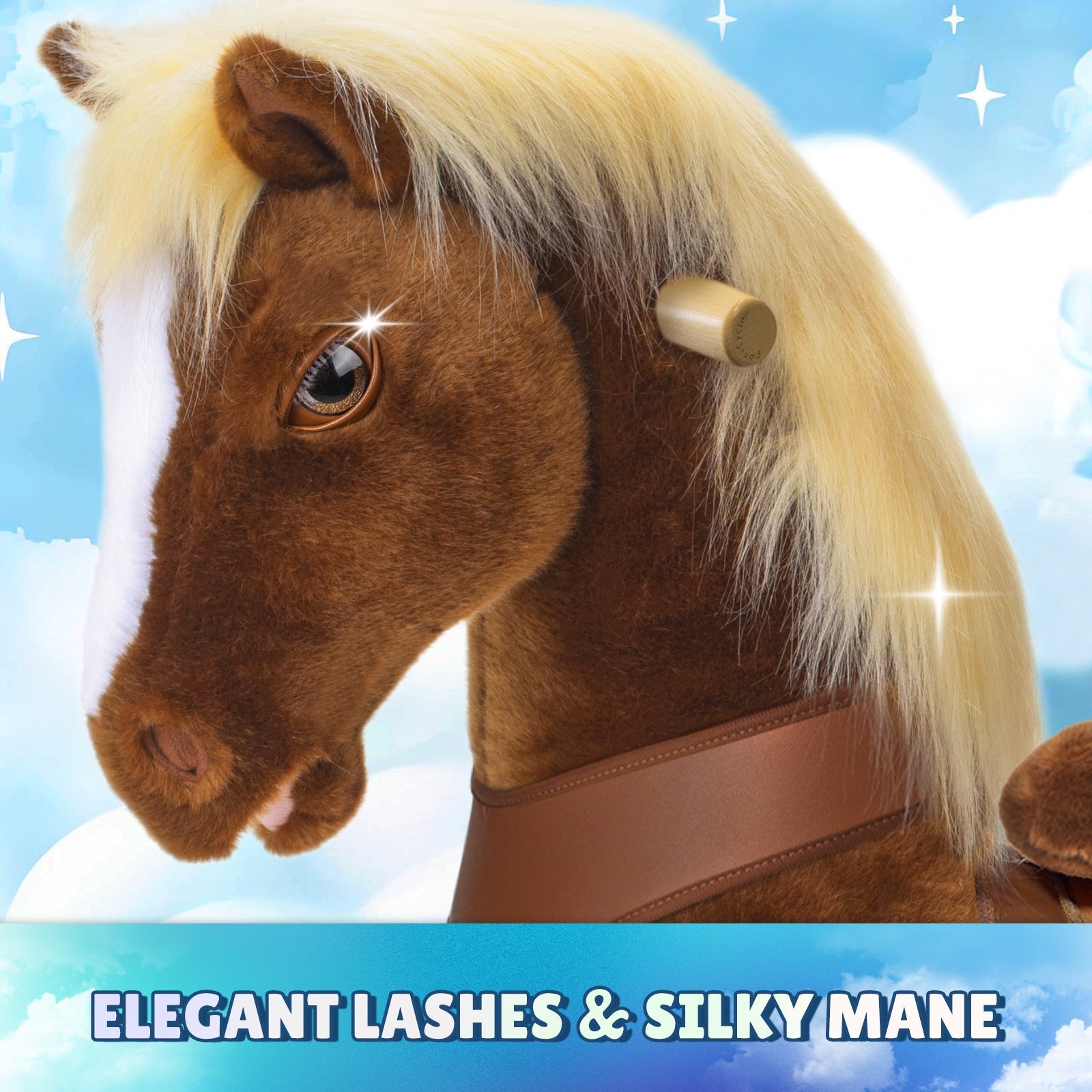 Brown Horse Model Y Ride on Toy - 4-7 Years