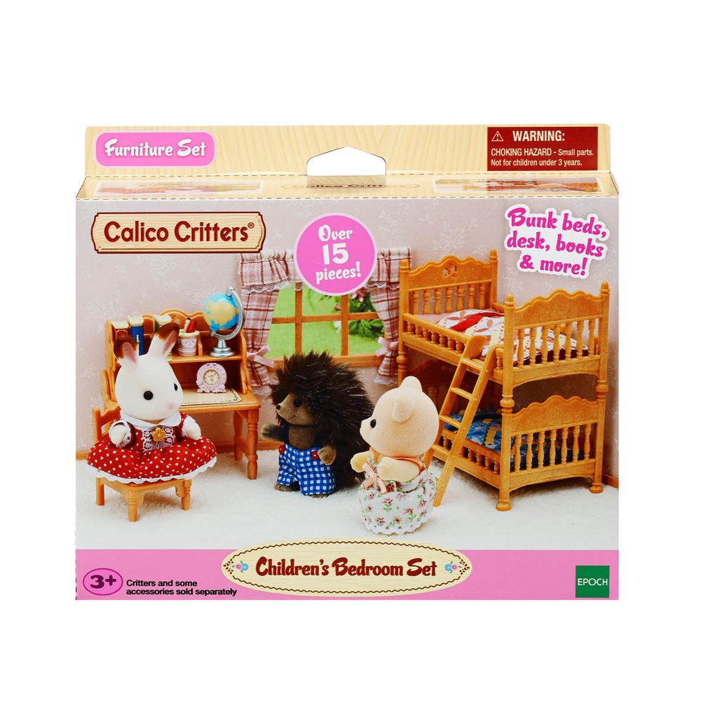 Calico Critters Children's Bedroom Set, Dollhouse Furniture and Accessories