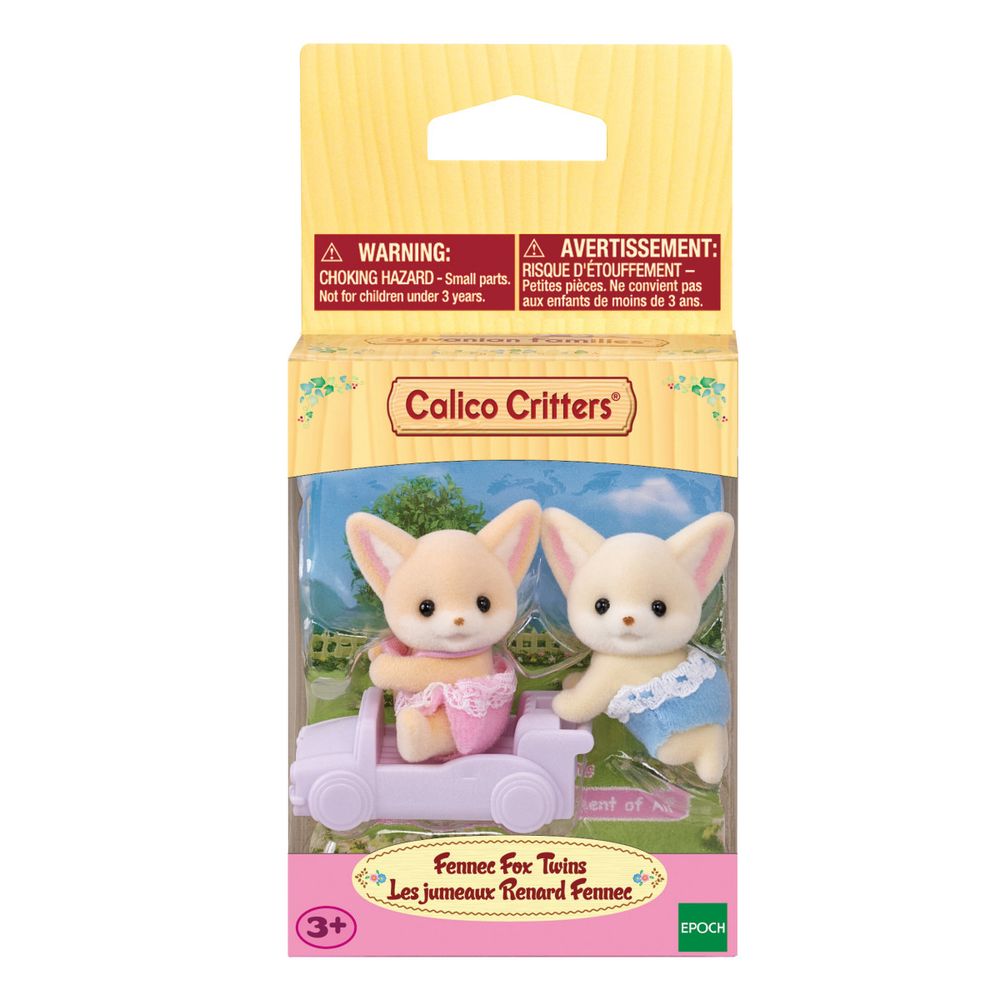 Calico Critters Fennec Fox Twins Collectible Doll Figures