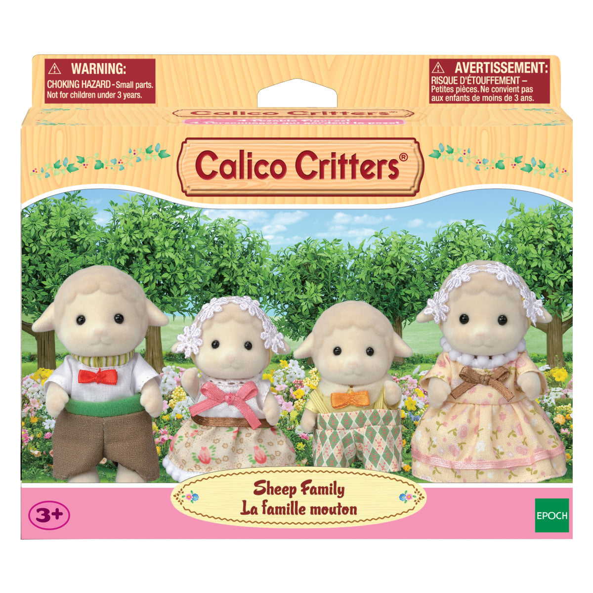 Calico Critters Sheep Family Collectible Doll Figures