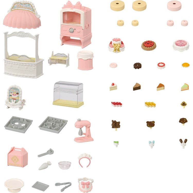 Calico Critters Village Cake Shop Starter Playset