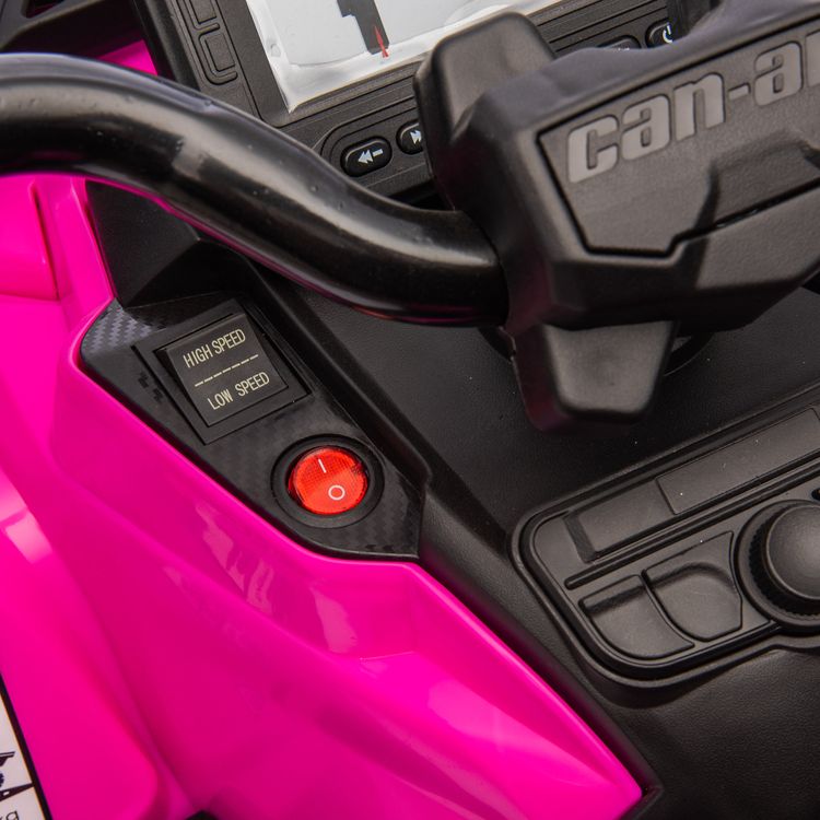 Can Am Outlander 24V 4x4 2-Seater Ride on Car - Pink