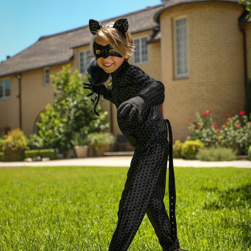 Cat Noir Child Dress Up - Size 9/10 Years