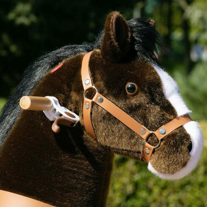 Chocolate Brown Ride-On Horse - 7+ Years