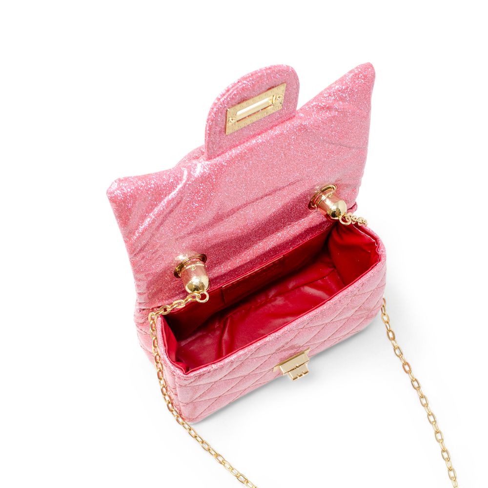 Classic Sparkle Top Handle Handbag - Pink Lemonade