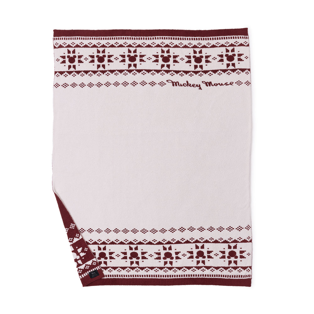 CozyChic Disney Mickey Fair Isle Throw