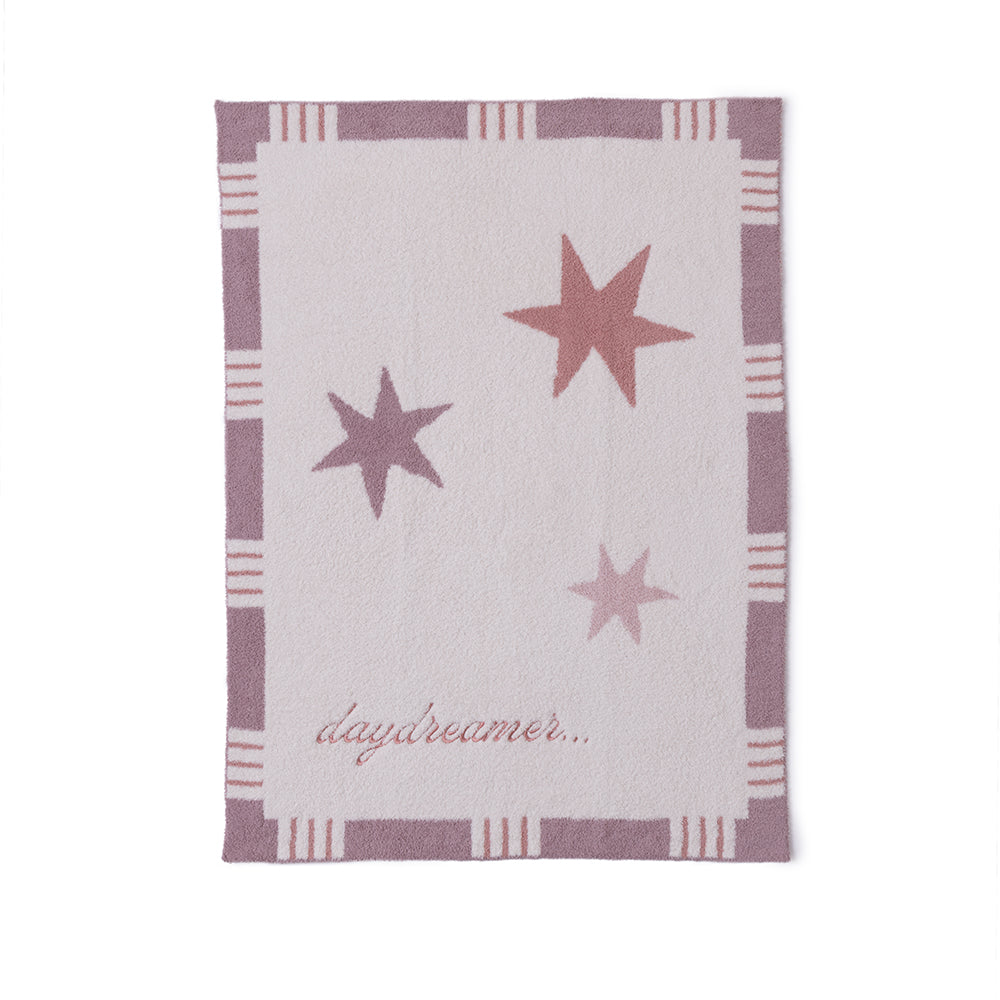 CozyChic Starry Daydreamer Stroller Blanket - Teaberry Multi