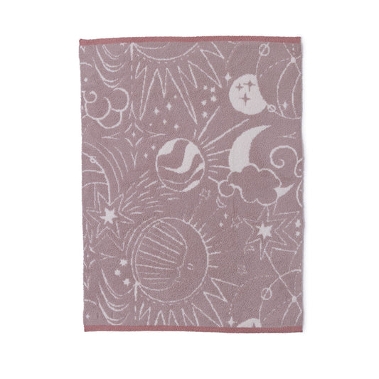 CozyChic Stellar Stroller Blanket - Dusty Mauve Multi