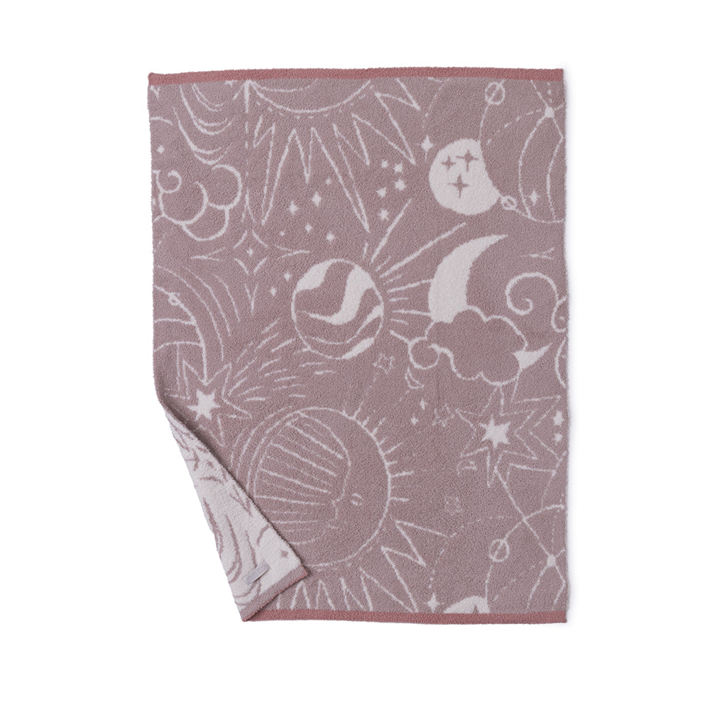 CozyChic Stellar Stroller Blanket - Dusty Mauve Multi